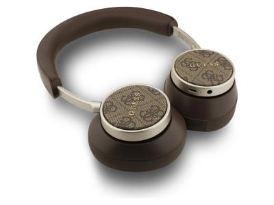 Casque Bluetooth 5.4 ENC Guess 4G Classic - Marron