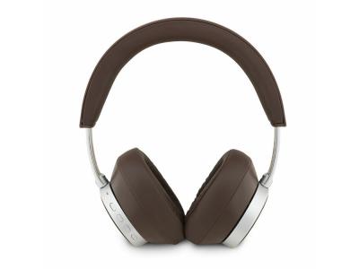 Casque Bluetooth 5.4 ENC Guess Saffiano - Marron