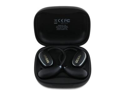 Oreillettes sans fil Bluetooth 5.4 Guess Satin - Noir