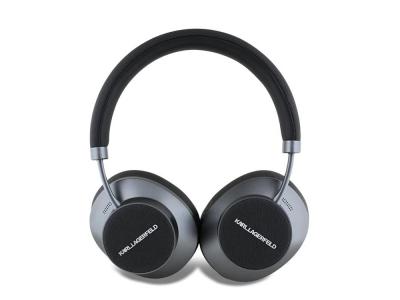 Casque Bluetooth 5.3 ANC Karl Lagerfeld Saffiano - Noir