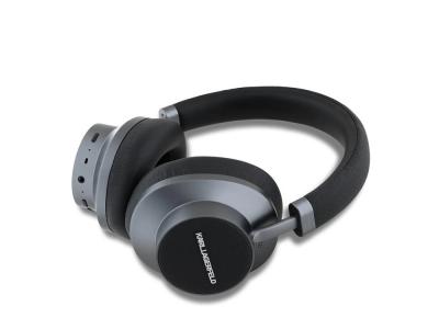 Casque Bluetooth 5.3 ANC Karl Lagerfeld Saffiano - Noir