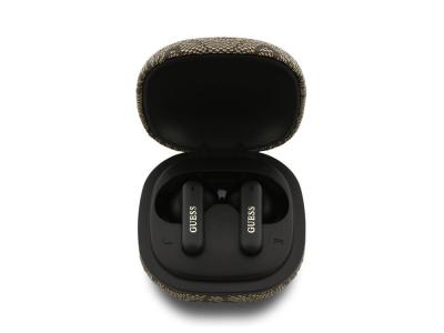 Écouteurs Bluetooth 5.4 ENC Guess 4G Script - Marron
