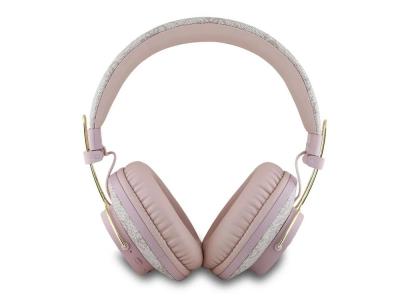 Casque Bluetooth 5.3 ENC Guess 4G Metal - Rose