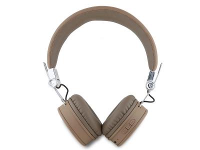 Casque Bluetooth 5.3 ENC Guess Triangle - Marron