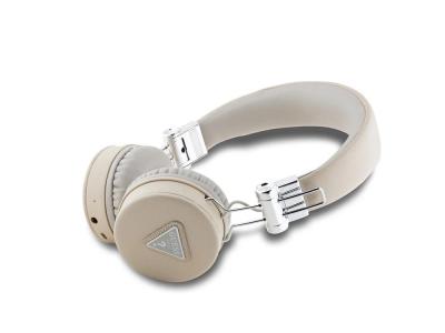 Casque Bluetooth 5.3 ENC Guess Triangle - Beige