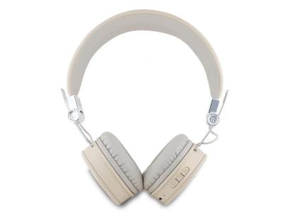 Casque Bluetooth 5.3 ENC Guess Triangle - Beige