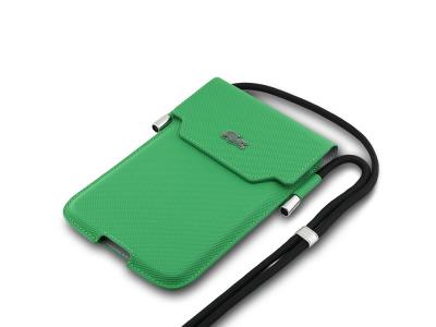 Sacoche bandoulière Lacoste - Modèle Petit Piqué - Verte