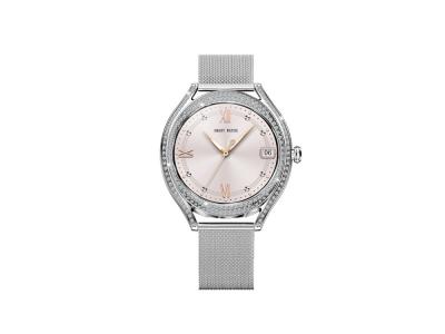 Montre connectée EKO-Diamond - Coloris Argent (Bracelet milanais en acier inoxydable)