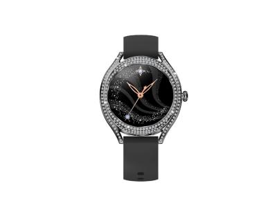 Montre connectée EKO-Diamond - Coloris Noir (Bracelet en silicone)