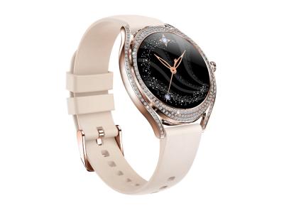 Montre connectée EKO-Diamond - Coloris Rose (Bracelet en silicone)