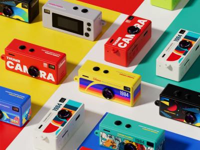 Mini caméra 1080p - Modèle Rétro 80 - Coloris Vert