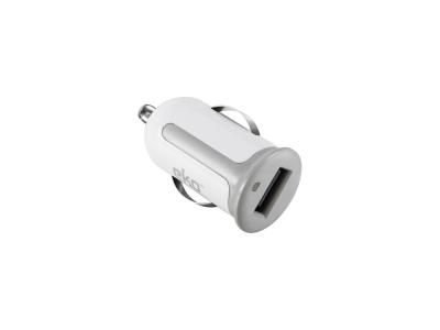 Chargeur voiture USB universel 1A - Blanc